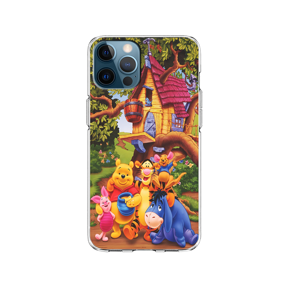 Winnie The Pooh Family Character iPhone 14 Pro Case