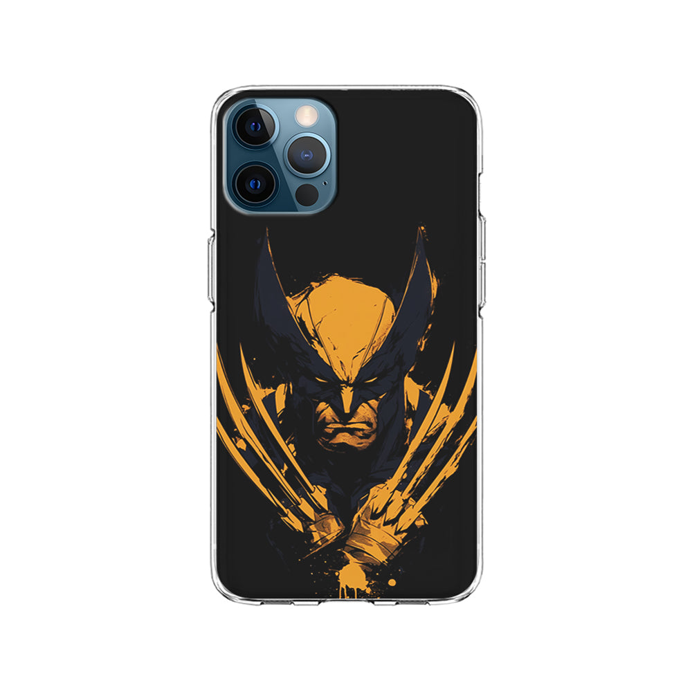 Wolverine Black and Yellow iPhone 14 Pro Case