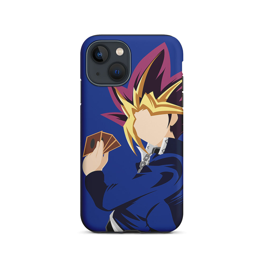 Yu-Gi-Oh Yugi Mutou Silhouette iPhone 15 Plus Case