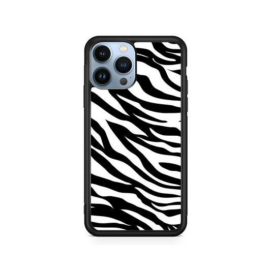 Zebra Skin Pattern iPhone 14 Pro Max Case