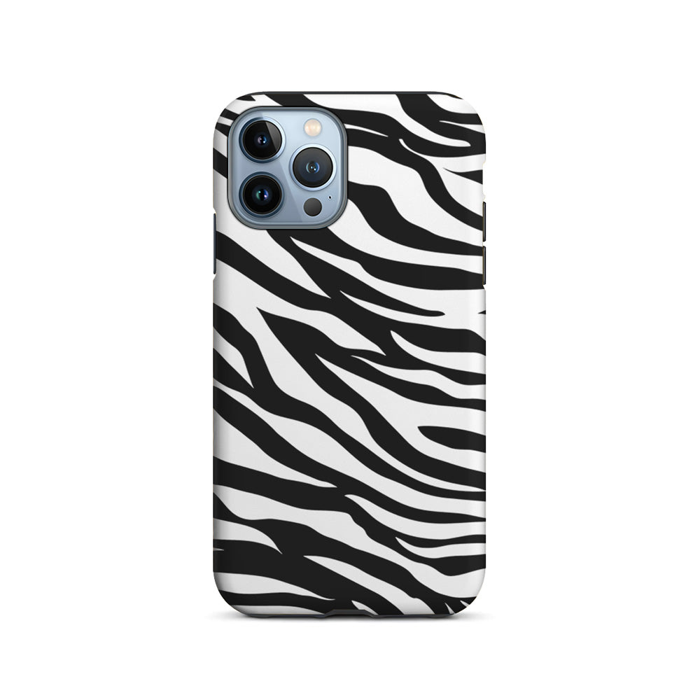 Zebra Skin Pattern iPhone 14 Pro Case