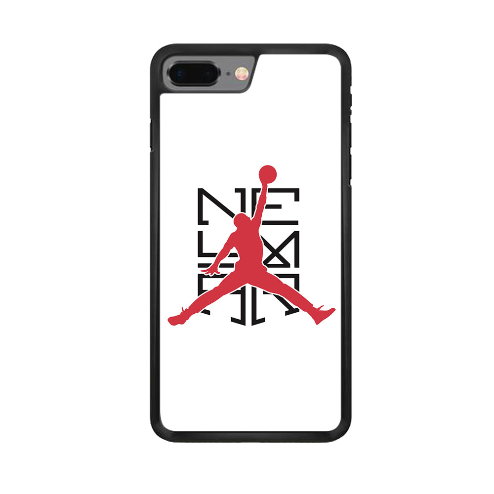 Air Jordan Logo Neymar White iPhone 8 Plus Case