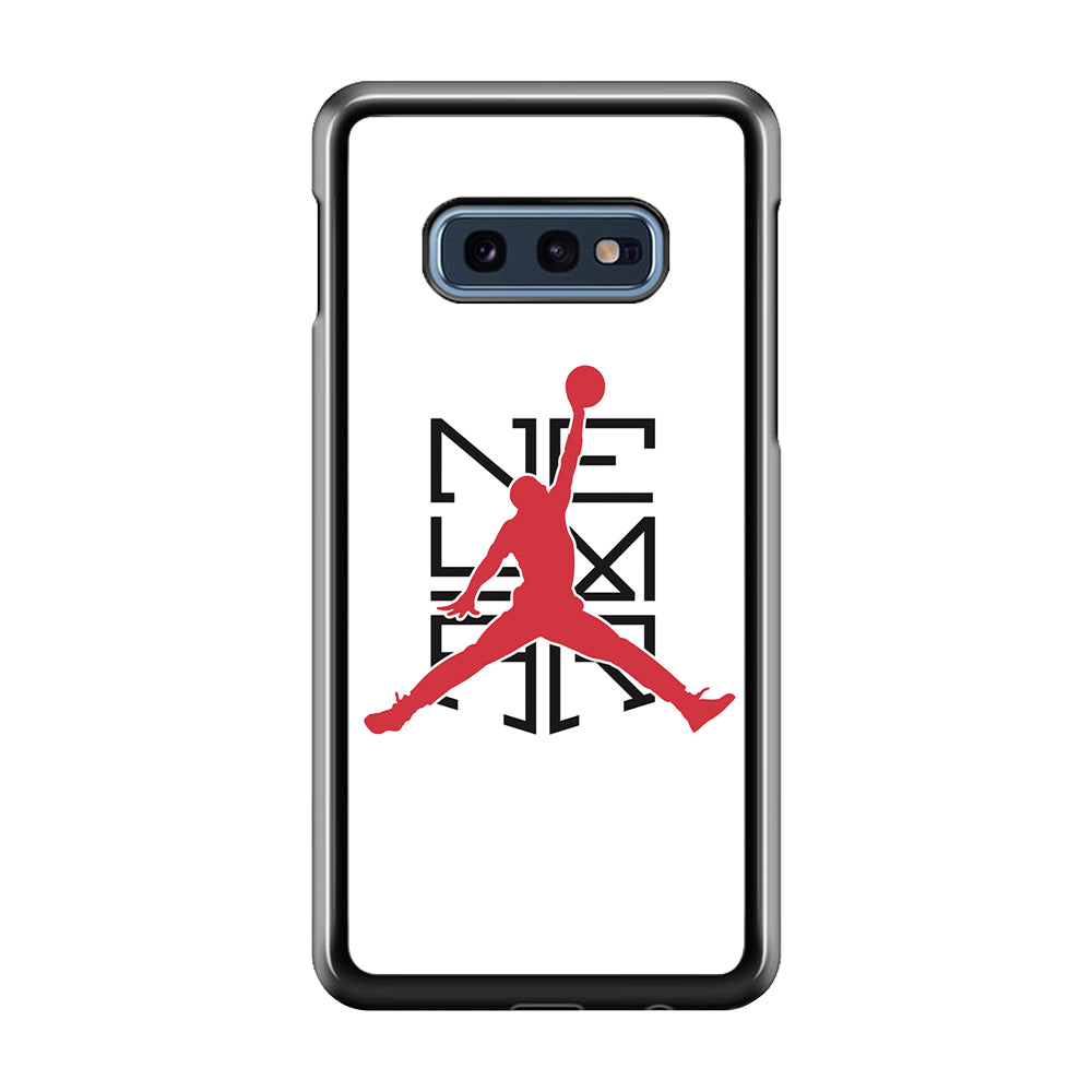 Air Jordan Logo Neymar White Samsung Galaxy S10E Case