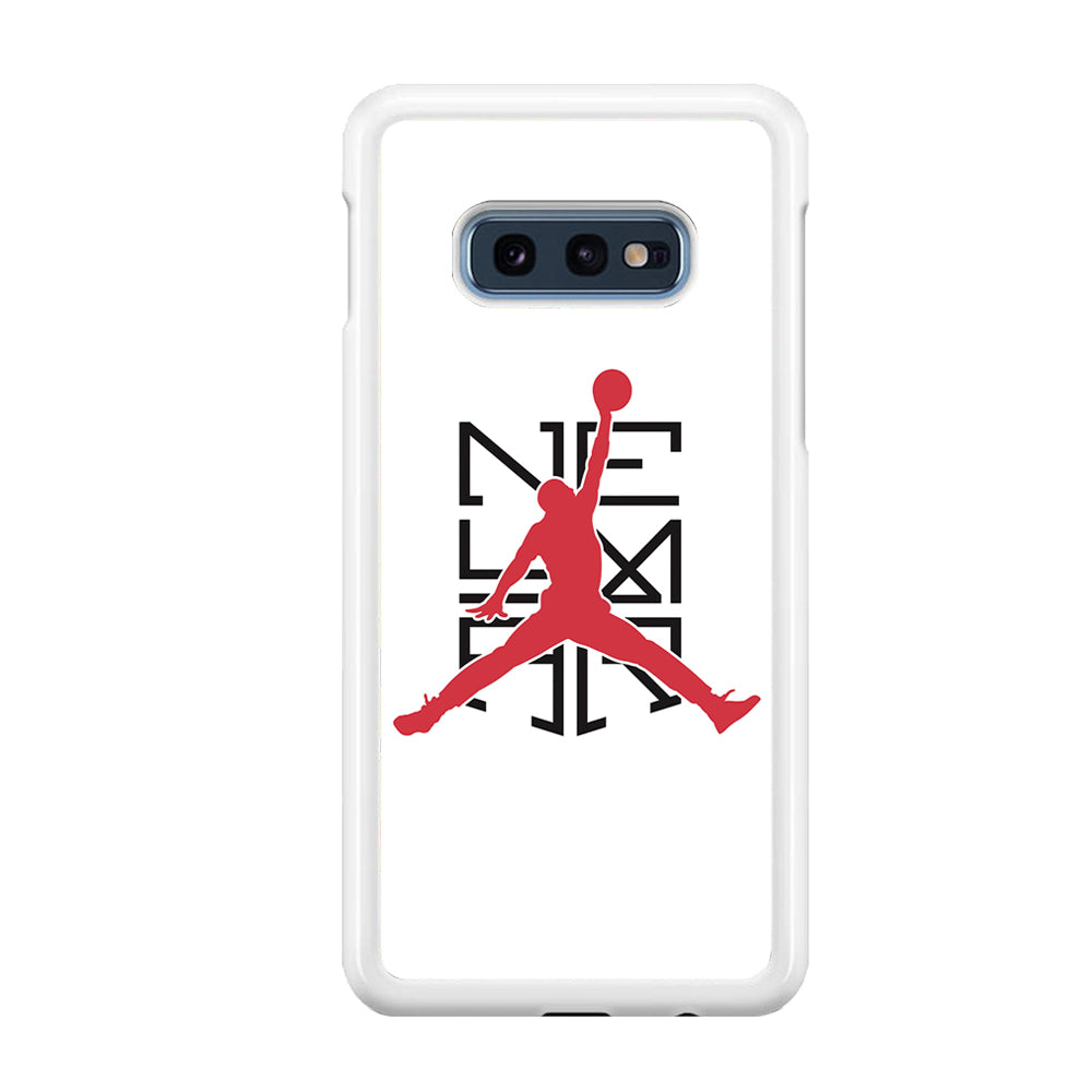 Air Jordan Logo Neymar White Samsung Galaxy S10E Case