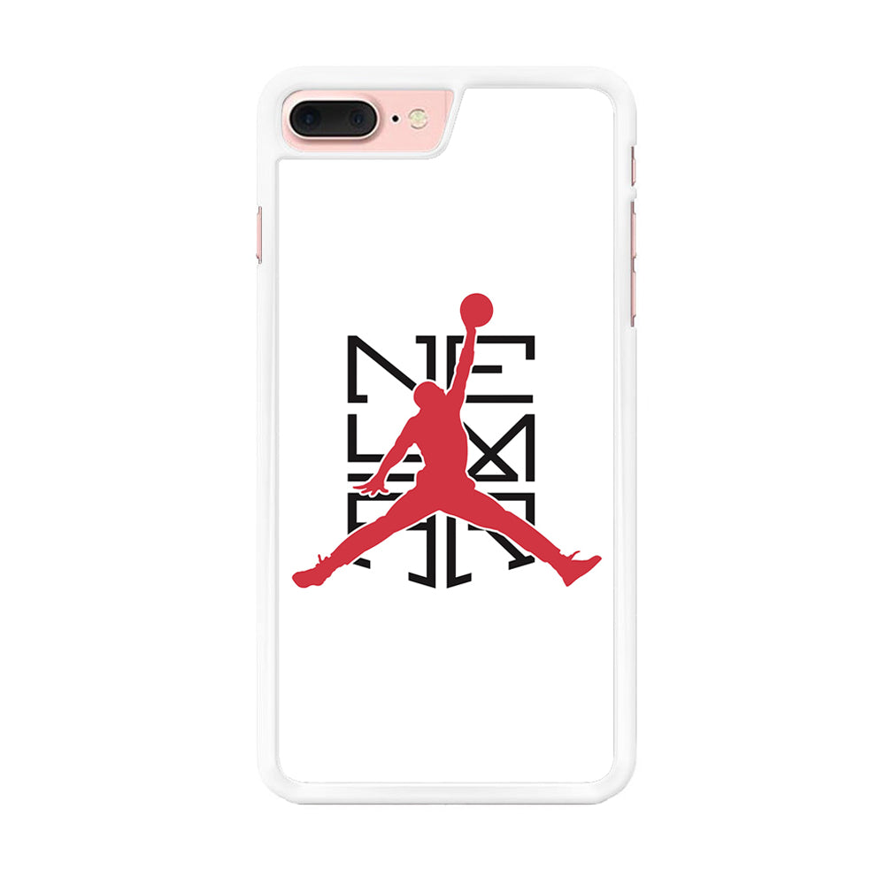 Air Jordan Logo Neymar White iPhone 8 Plus Case