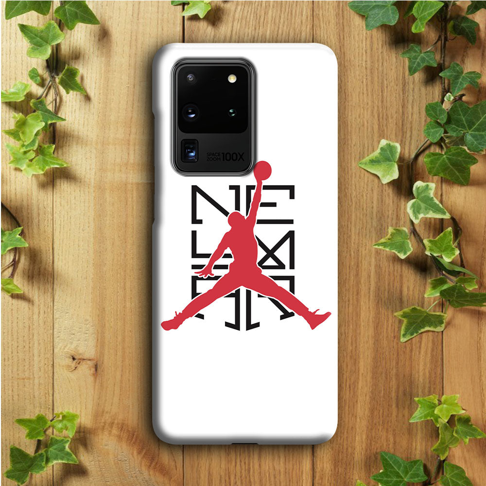 Air Jordan Logo Neymar White  Samsung Galaxy S20 Ultra Case