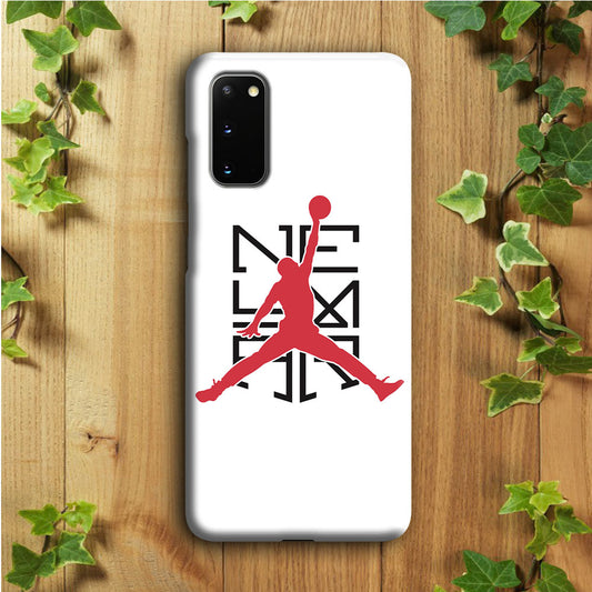 Air Jordan Logo Neymar White Samsung Galaxy S20 Case