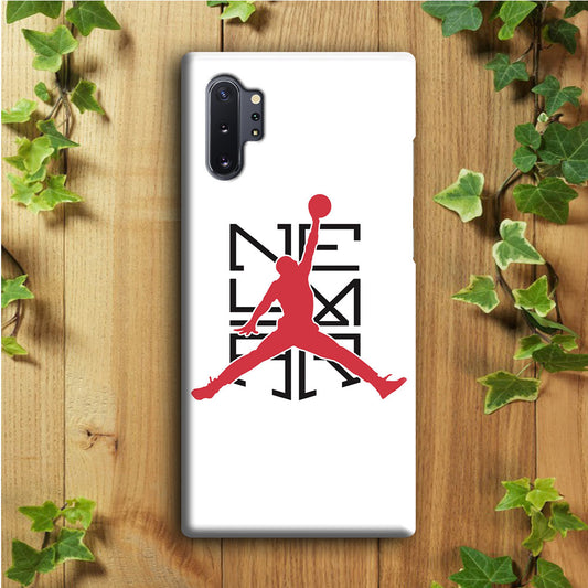 Air Jordan Logo Neymar White Samsung Galaxy Note 10 Plus Case