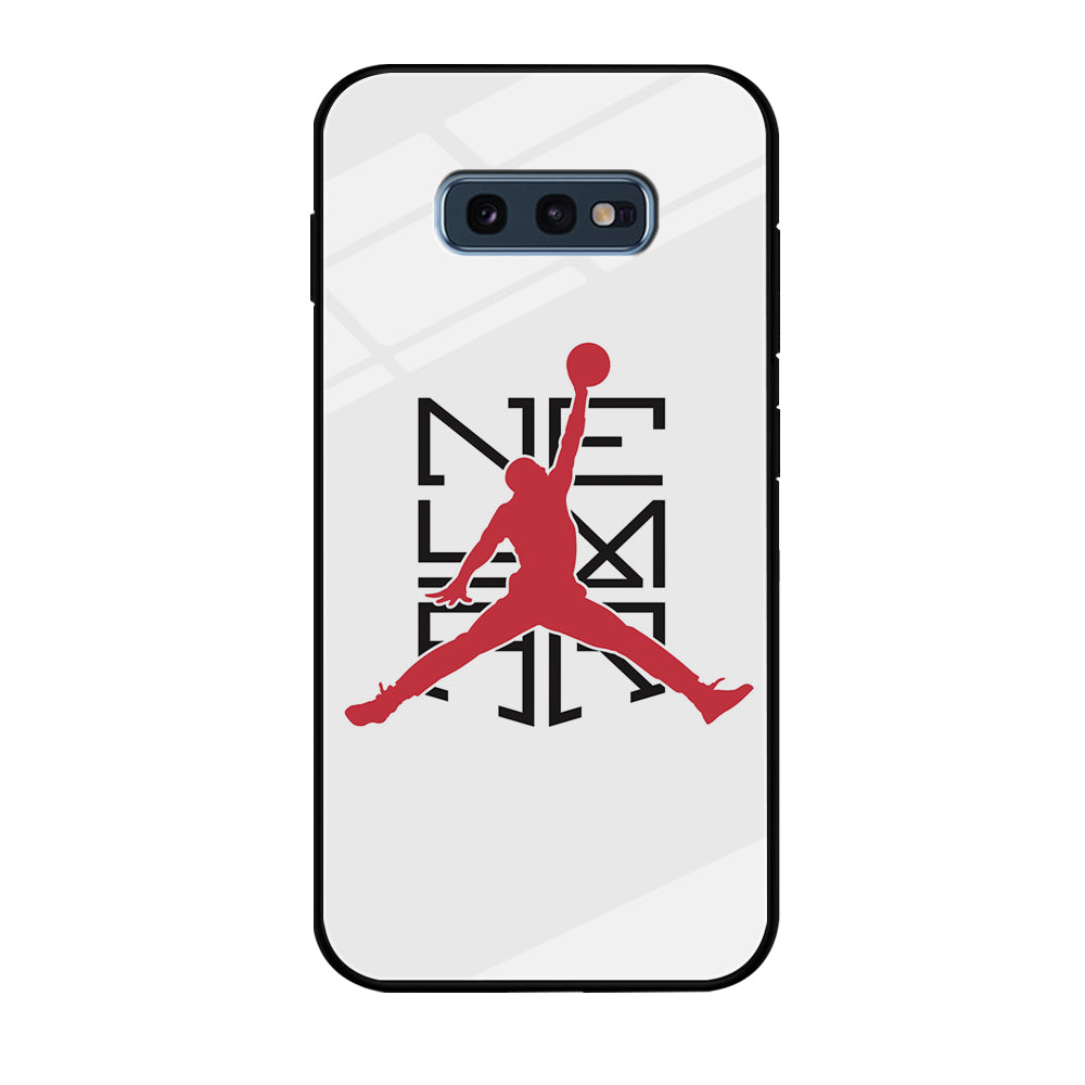 Air Jordan Logo Neymar White Samsung Galaxy S10E Case