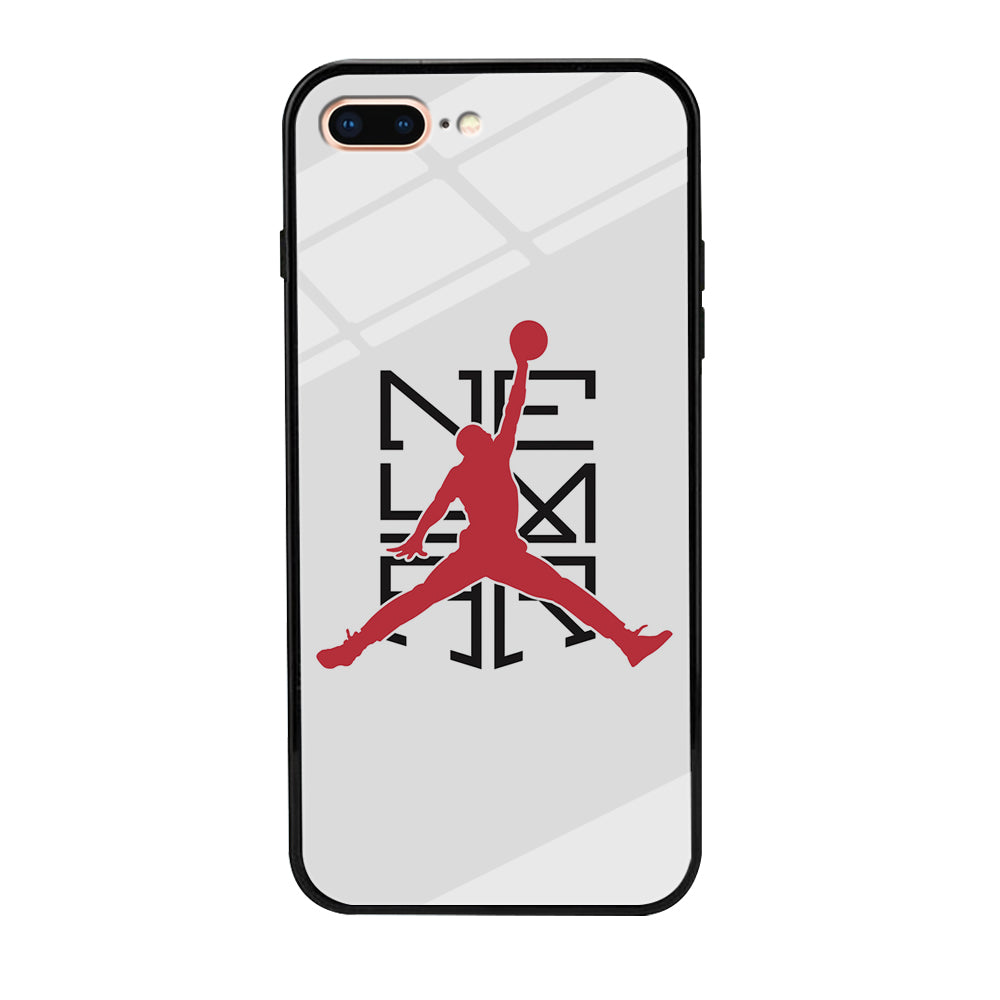 Air Jordan Logo Neymar White iPhone 8 Plus Case