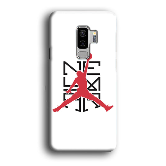 Air Jordan Logo Neymar White Samsung Galaxy S9 Plus Case