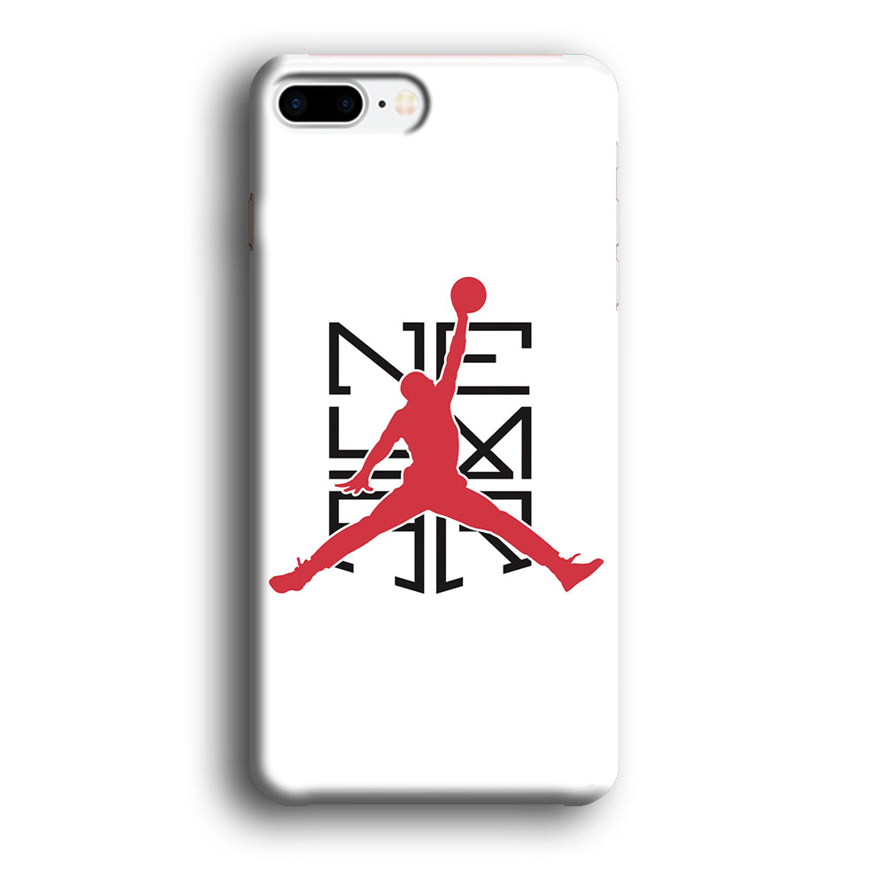 Air Jordan Logo Neymar White iPhone 8 Plus Case