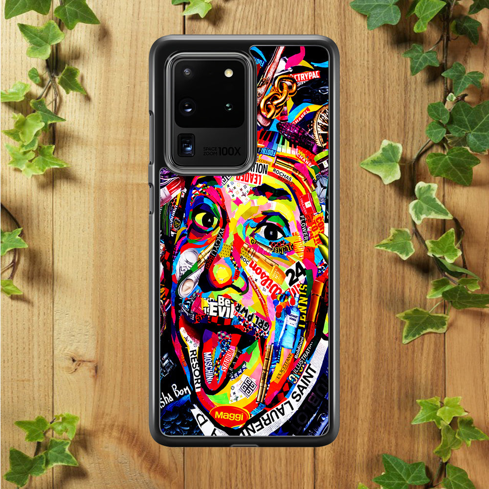 Albert Einstein Art Samsung Galaxy S20 Ultra Case