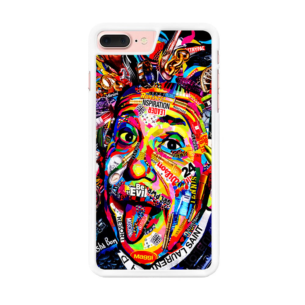 Albert Einstein Art iPhone 8 Plus Case