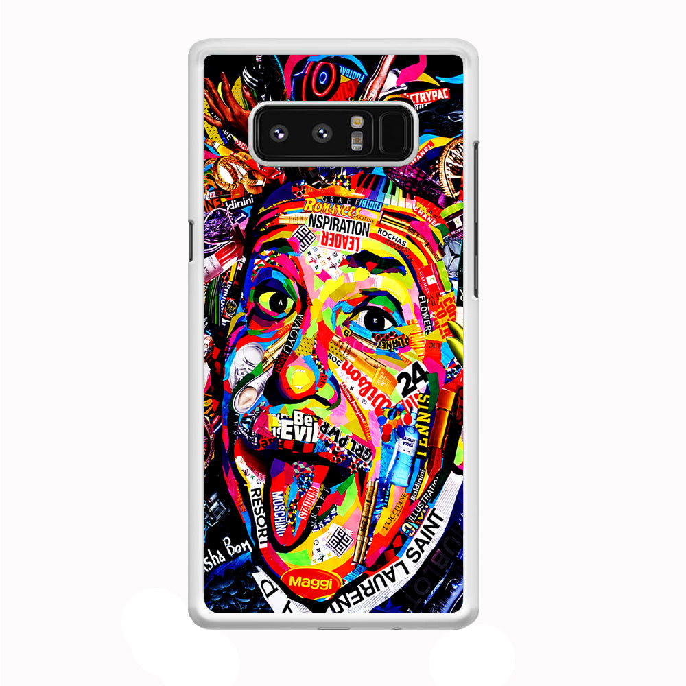 Albert Einstein Art Samsung Galaxy Note 8 Case