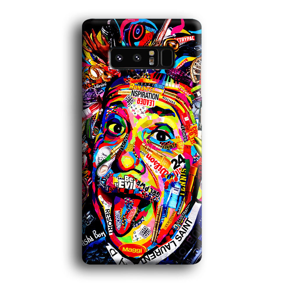 Albert Einstein Art Samsung Galaxy Note 8 Case