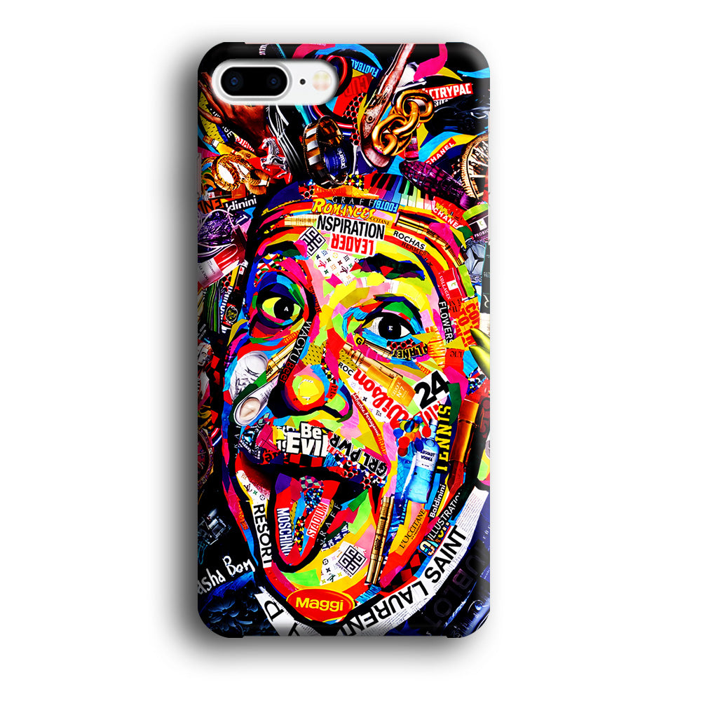 Albert Einstein Art iPhone 8 Plus Case