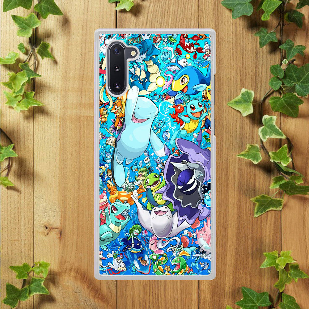 All Water Pokemon Samsung Galaxy Note 10 Case