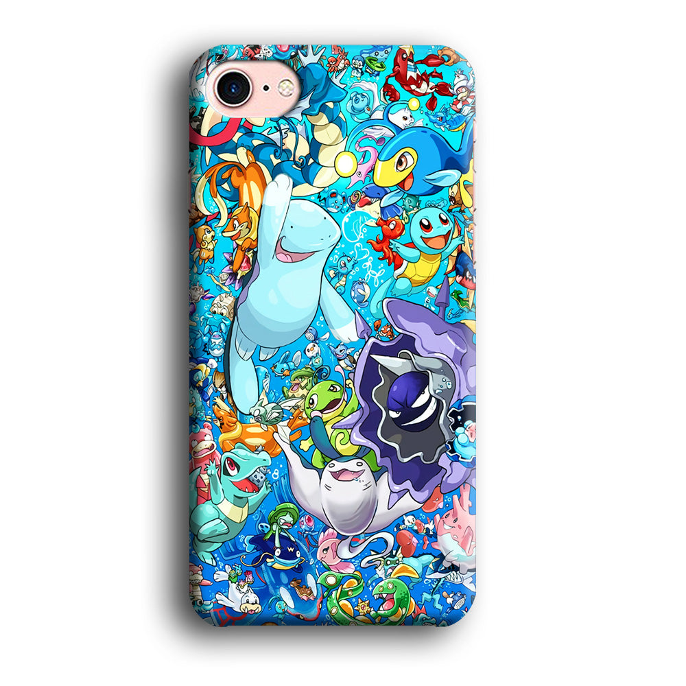 All Water Pokemon iPhone 8 Case