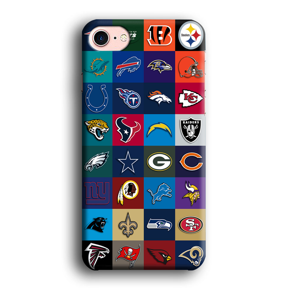 American Football Teams NFL iPhone SE 2020 Case