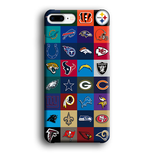 American Football Teams NFL iPhone 8 Plus 3D Case