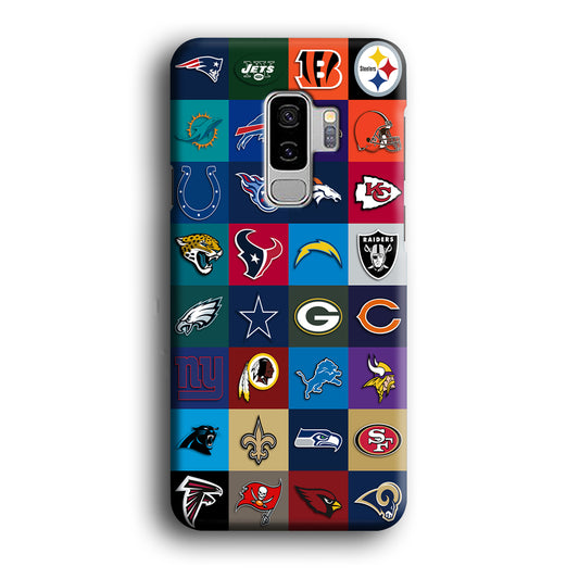 American Football Teams NFL Samsung Galaxy S9 Plus 3D Case