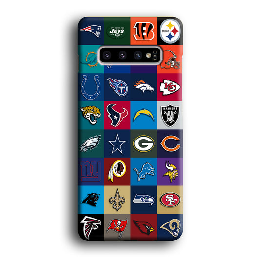 American Football Teams NFL Samsung Galaxy S10 Plus 3D Case