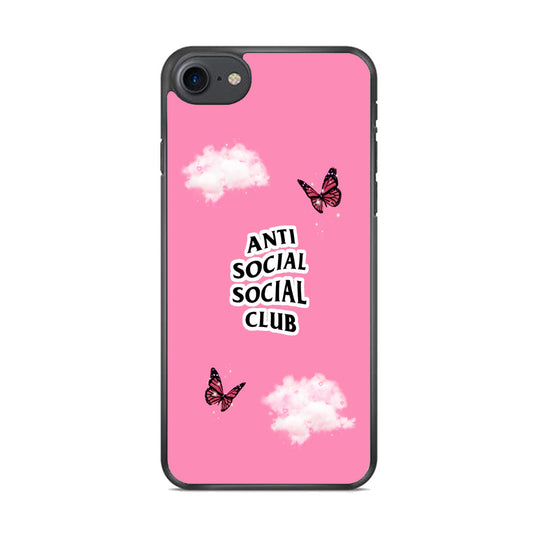 Anti Social Club Pink iPhone 8 Case