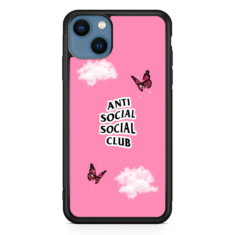 Anti Social Club Pink iPhone 13 Mini Case