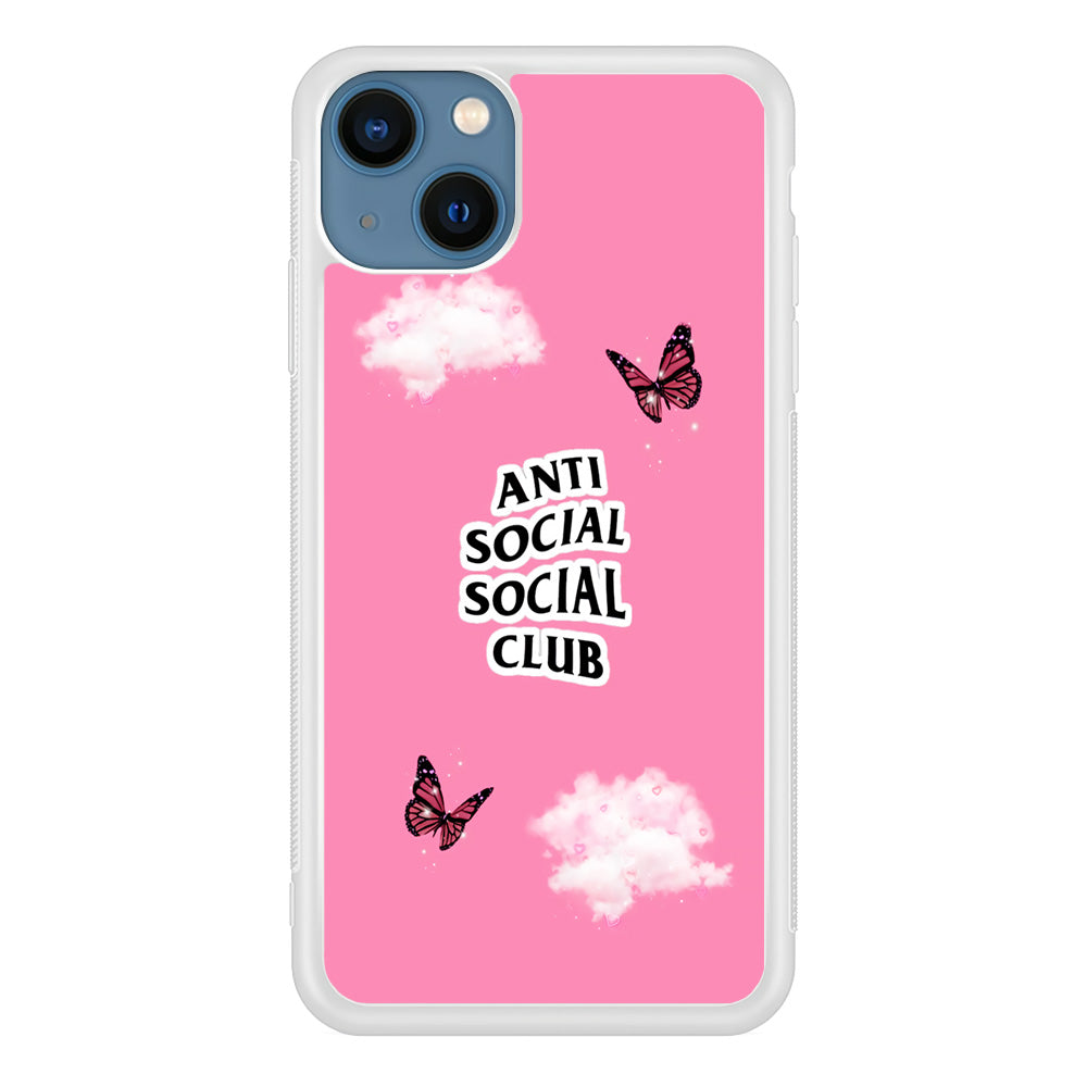 Anti Social Club Pink iPhone 13 Mini Case