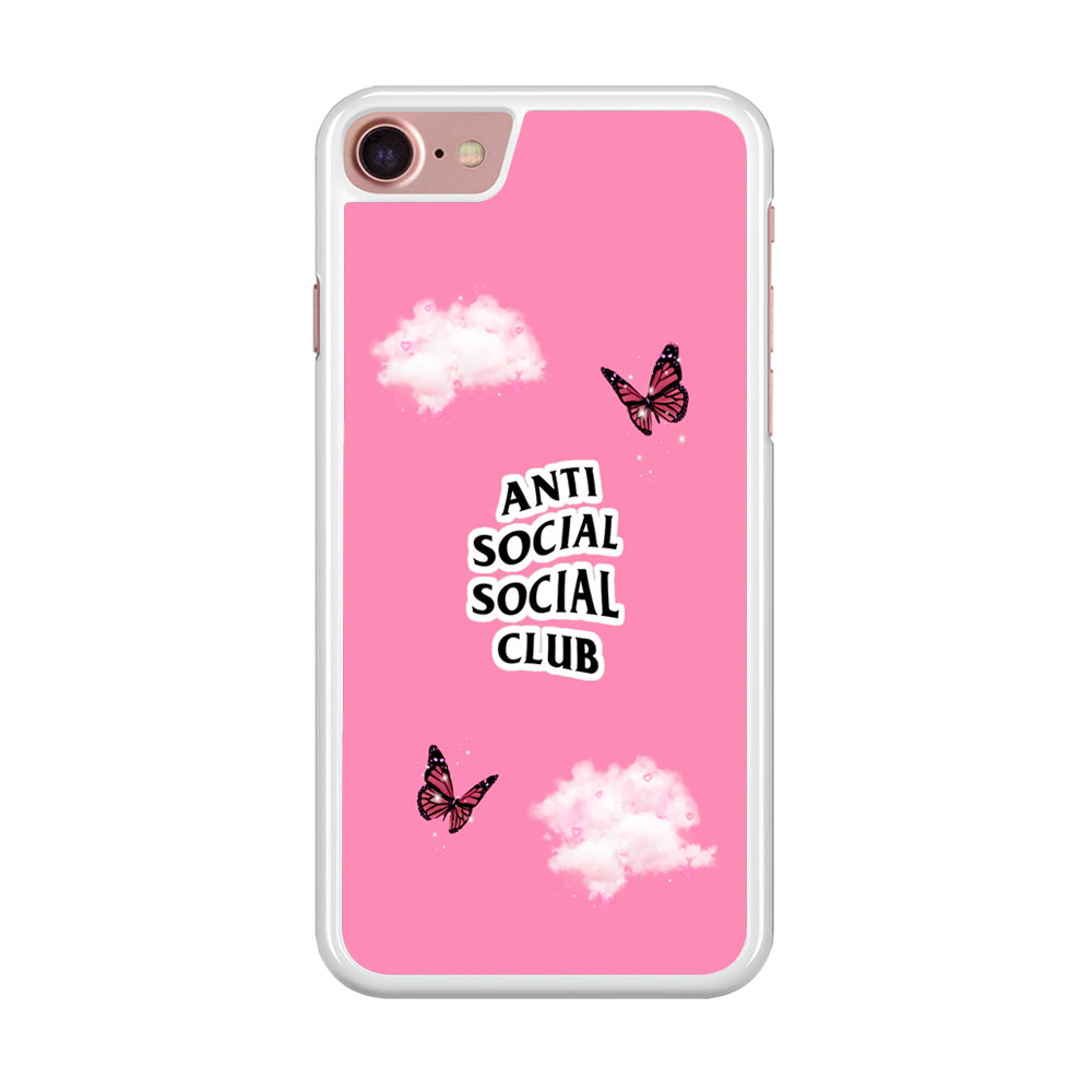 Anti Social Club Pink iPhone SE 2020 Case