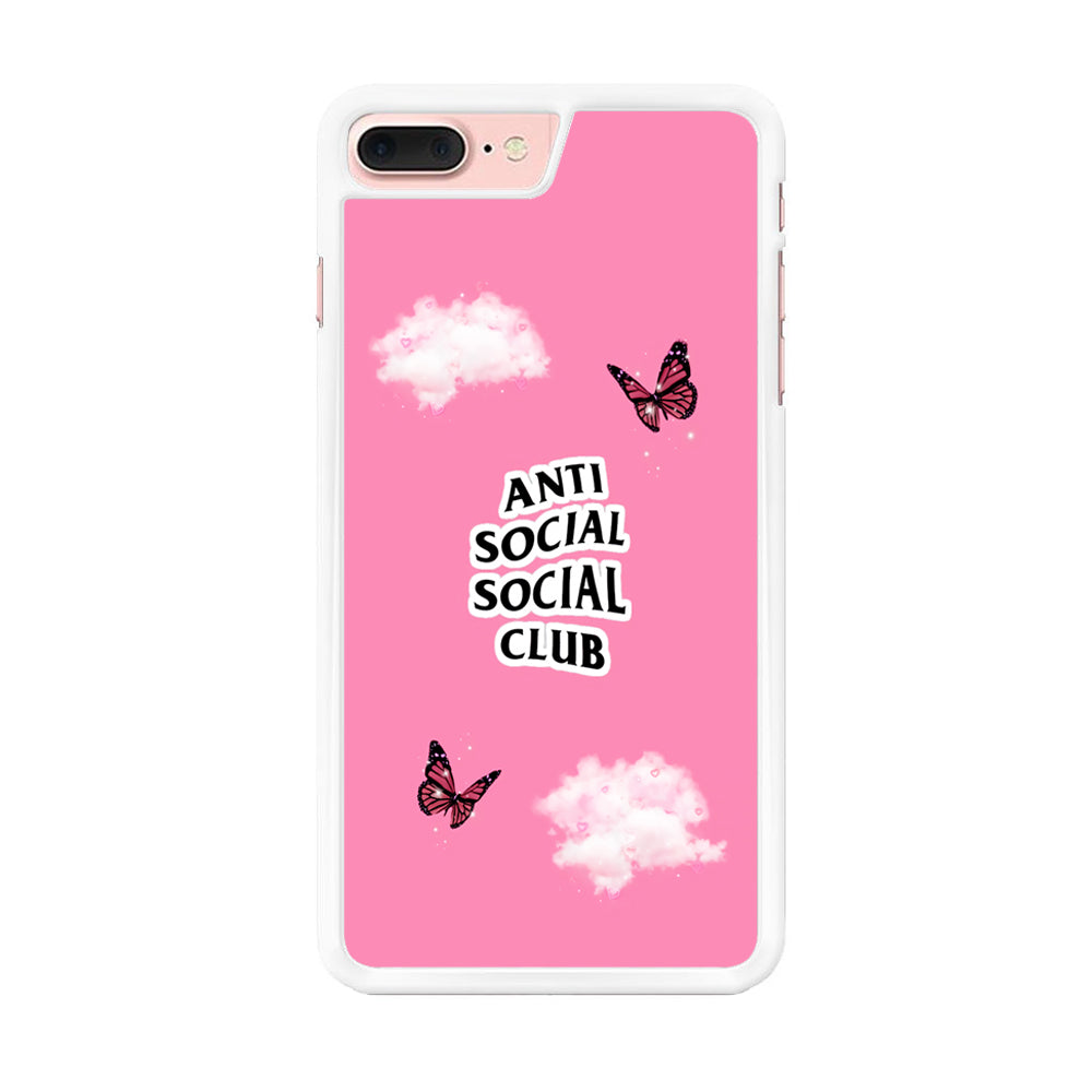 Anti Social Club Pink iPhone 8 Plus Case