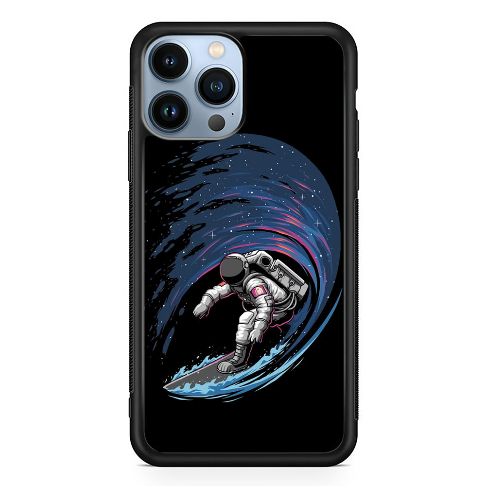 Astronaut Surfing The Sky iPhone 13 Pro Case