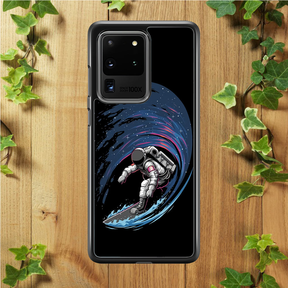 Astronaut Surfing The Sky  Samsung Galaxy S20 Ultra Case