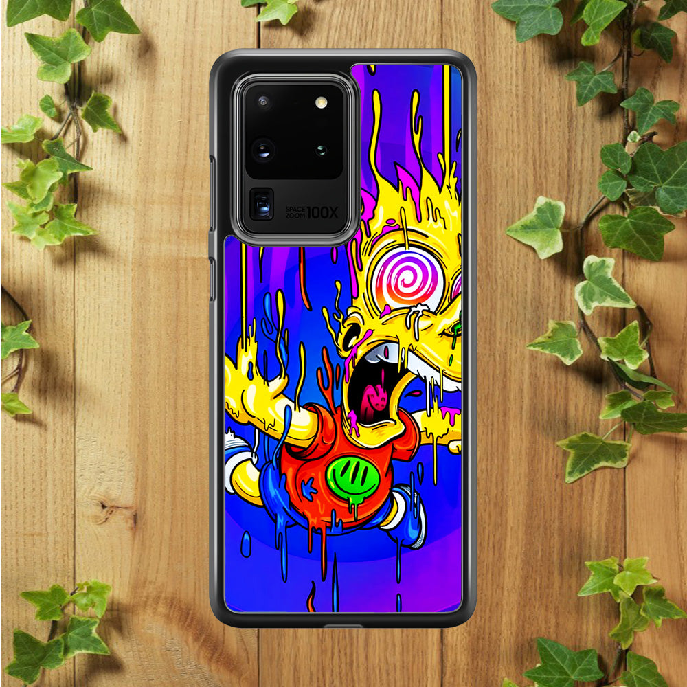 Bart Simpson Abstract Samsung Galaxy S20 Ultra Case