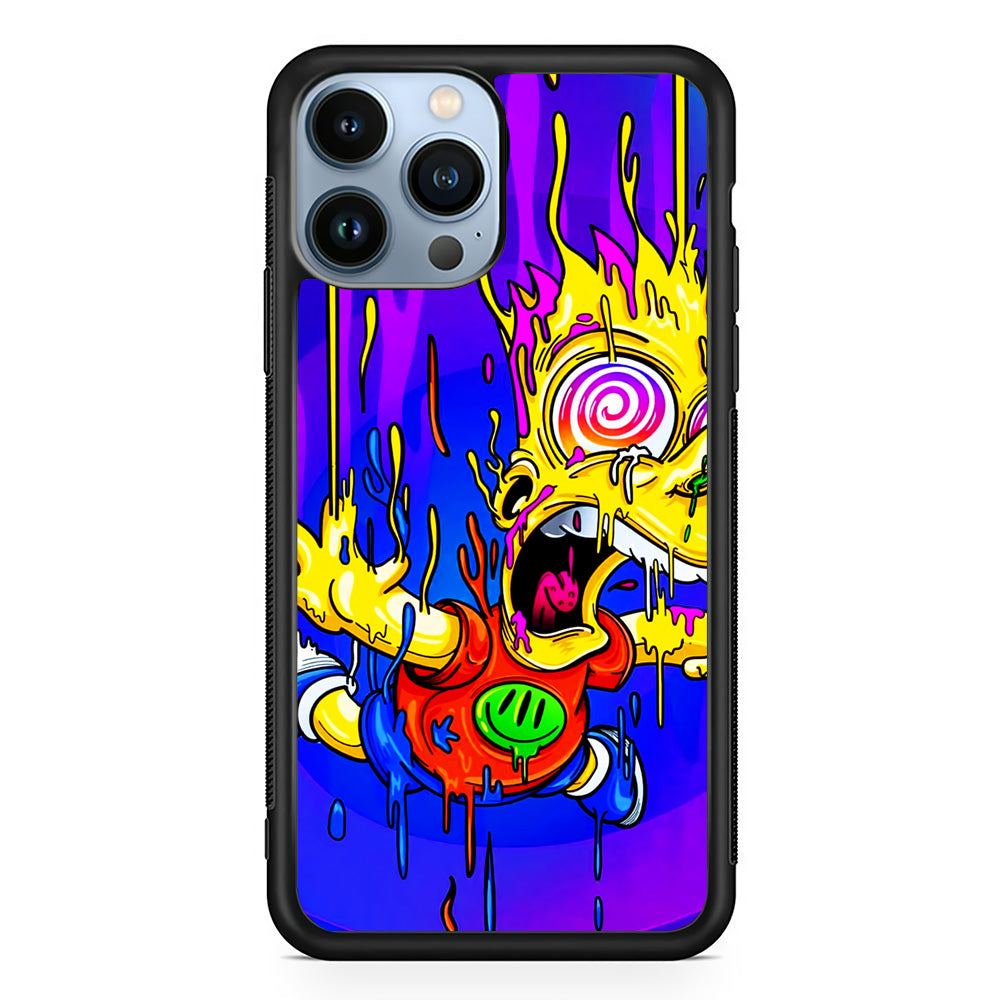 Bart Simpson Abstract iPhone 13 Pro Case