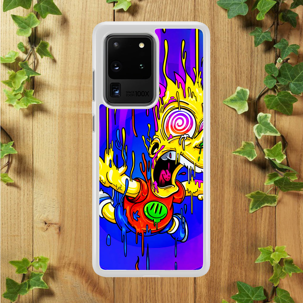 Bart Simpson Abstract Samsung Galaxy S20 Ultra Case