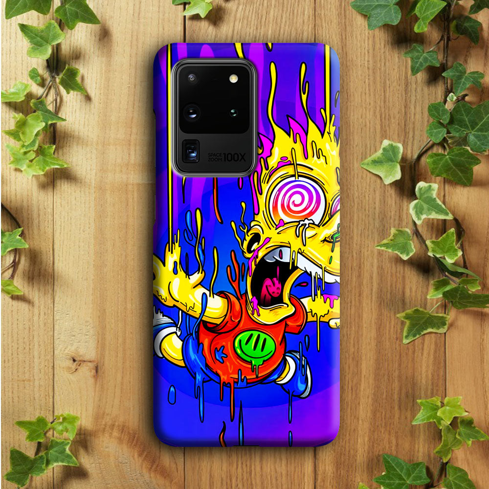 Bart Simpson Abstract Samsung Galaxy S20 Ultra Case