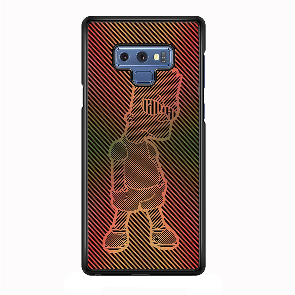 Bart Simpson Striped Colorful Samsung Galaxy Note 9 Case