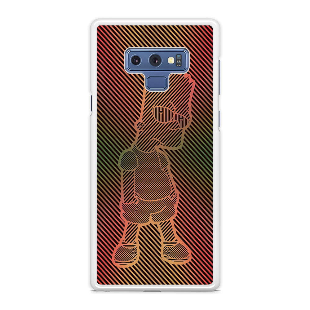 Bart Simpson Striped Colorful Samsung Galaxy Note 9 Case