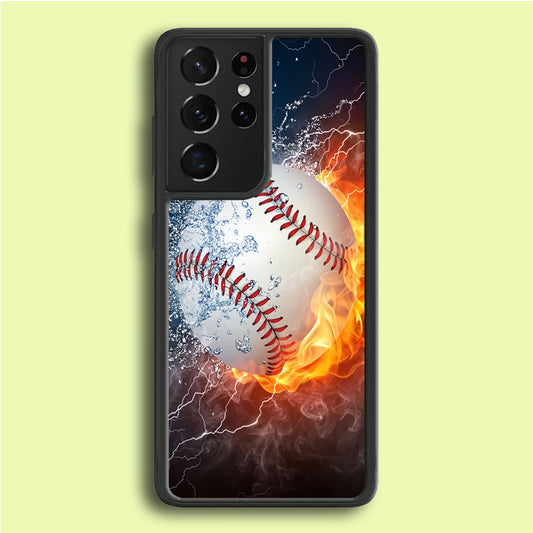 Baseball Ball Cool Art Samsung Galaxy S21 Ultra Case