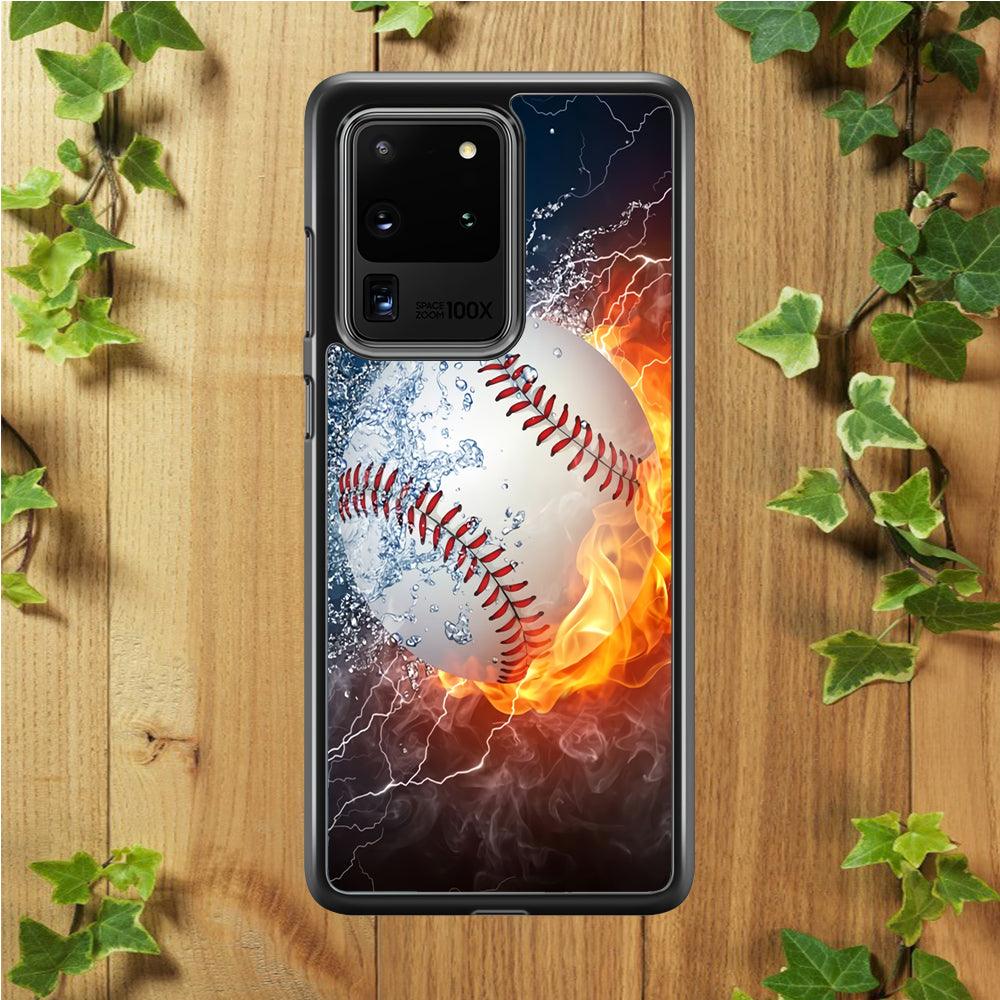 Baseball Ball Cool Art Samsung Galaxy S20 Ultra Case