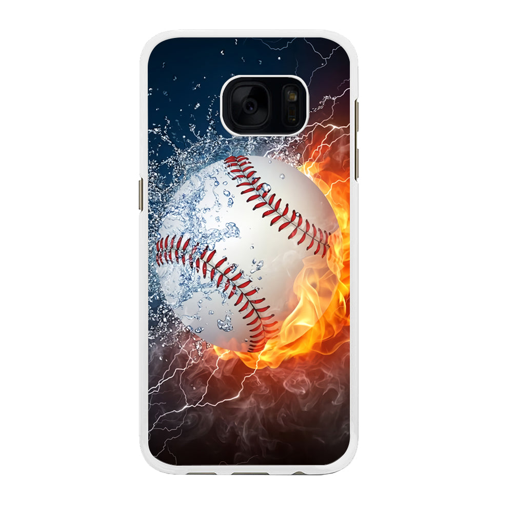 Baseball Ball Cool Art Samsung Galaxy S7 Edge Case