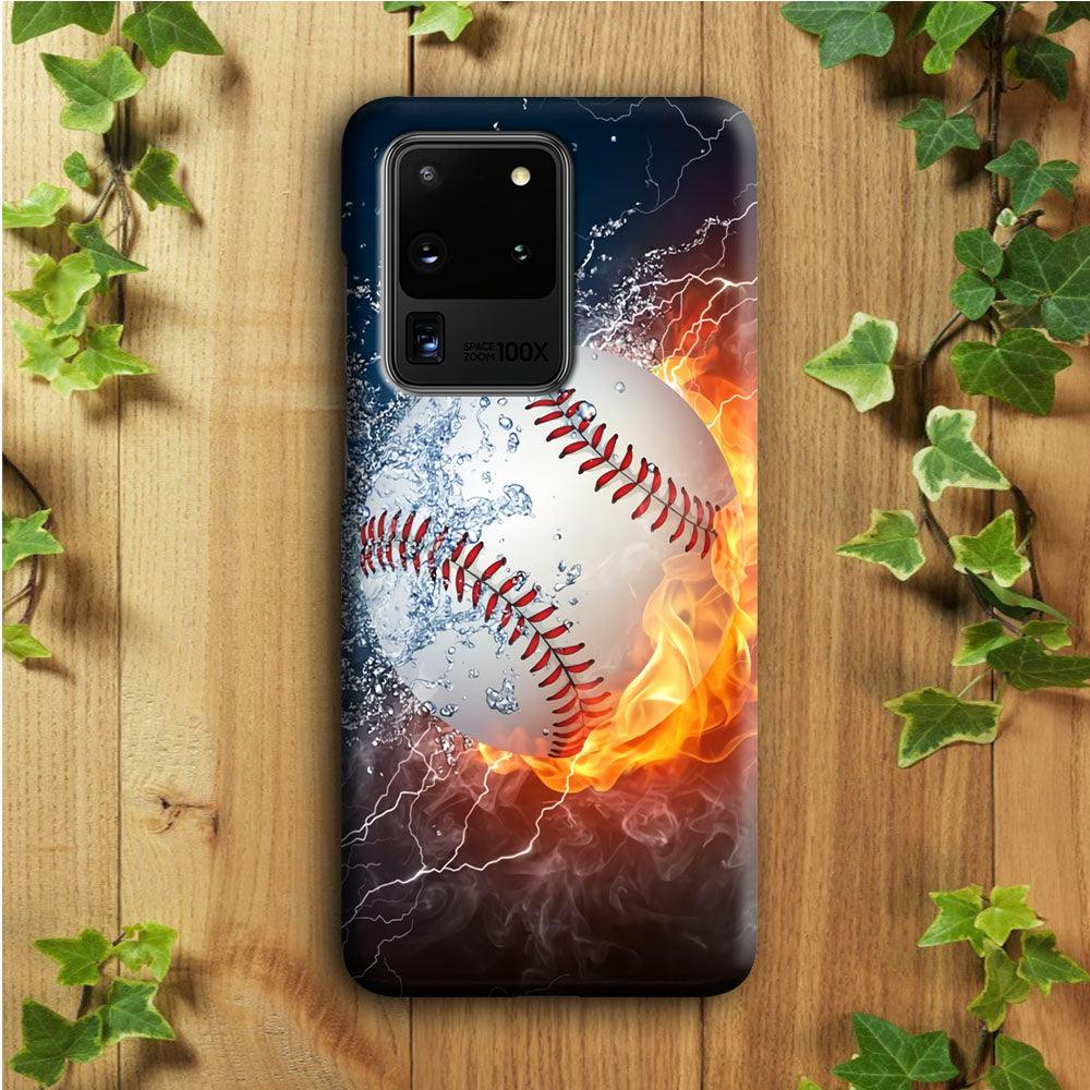 Baseball Ball Cool Art Samsung Galaxy S20 Ultra Case