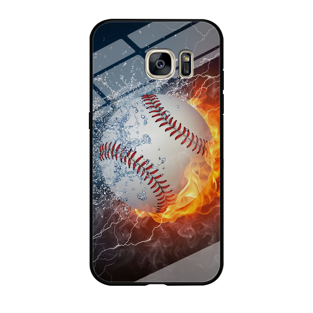 Baseball Ball Cool Art Samsung Galaxy S7 Edge Case