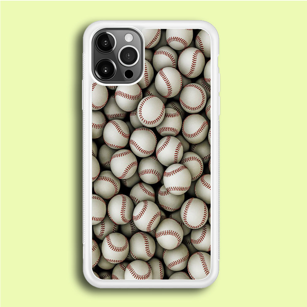 Baseball Ball Pattern iPhone 12 Pro Case