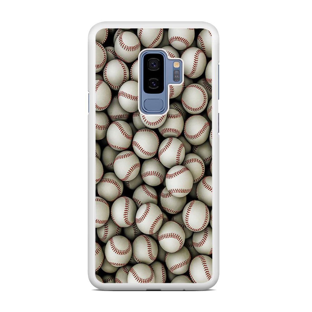 Baseball Ball Pattern Samsung Galaxy S9 Plus Case