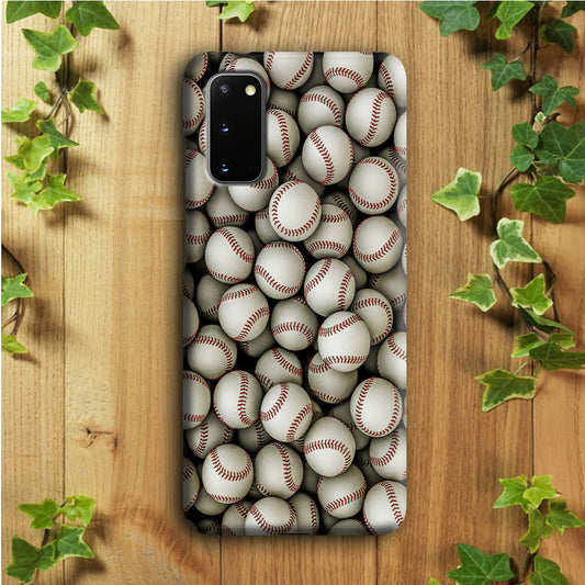 Baseball Ball Pattern Samsung Galaxy S20 Case