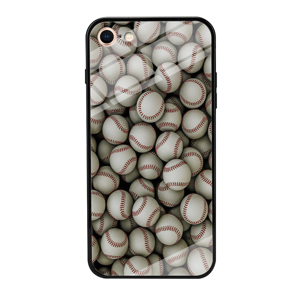 Baseball Ball Pattern iPhone 8 Case