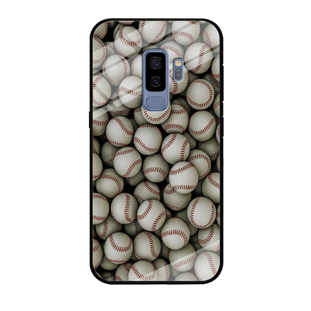 Baseball Ball Pattern Samsung Galaxy S9 Plus Case